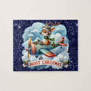 Rentier Flying Airplane Puzzle