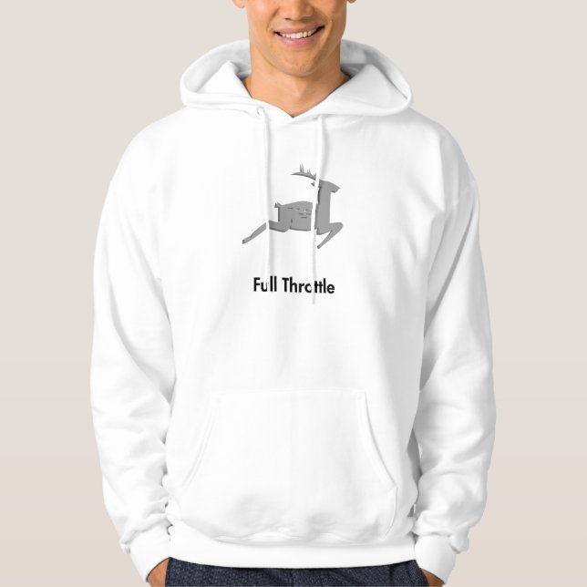 Rentier Full Throttle Hoodie (Vorderseite)
