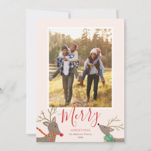 Rentier Games Holiday Foto Card