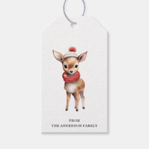 Rentier Gift Tags Geschenkanhänger