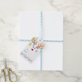 Rentier Gift Tags Geschenkanhänger