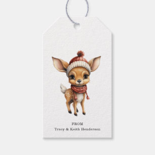 Rentier Gift Tags Geschenkanhänger