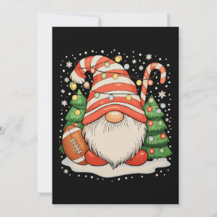 Rentier Gnom Fußball Weihnachtslichter Xmas Feiertagskarte
