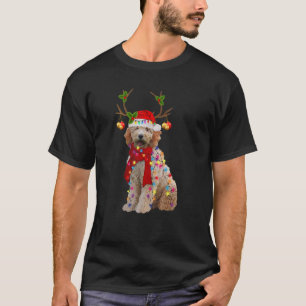 Rentier Hund Weihnachts-Weihnachtsmannmütze Weihna T-Shirt