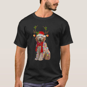 Rentier Hund Weihnachts-Weihnachtsmannmütze Weihna T-Shirt