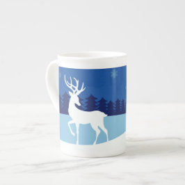 Rentier Illustration individuelle Name Tasse