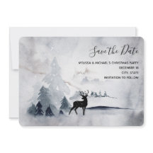 Rentier in der Wildgrau-Wasserfarbe Weihnachten