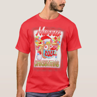 Rentier in Maske Matching Familie Pajama Merry Chr T-Shirt