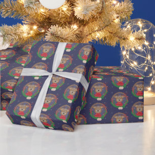 Rentier in Ugly Holiday Sweater Wrapping Paper Geschenkpapier