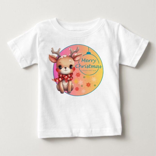 Rentier Joy: Das perfekte Weihnachtsfest-T-Shirt Baby T-shirt (Vorderseite)