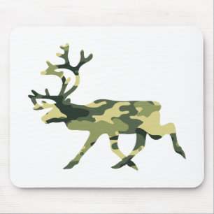 Rentier/Karibik-Waldkamouflage / Camouflage Mousepad