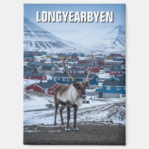 Rentier Longyearbyen Svalbard Norwegen Magnet