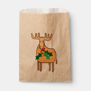 Rentier mit Heiliger Geschenktütchen