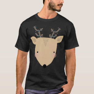 Rentier mit Licht T-Shirt