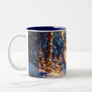 Rentier of Santa Claus Zweifarbige Tasse