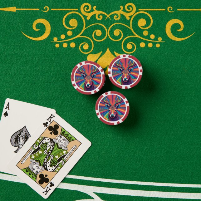 Rentier Poker Chips (Pokertisch (Stapel))