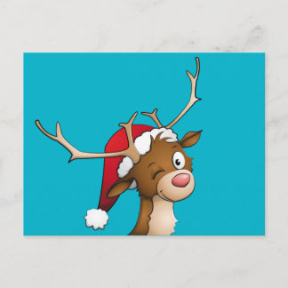 Rentier Postkarte