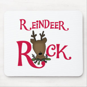 Rentier Rock Tshirts und Geschenke Mousepad