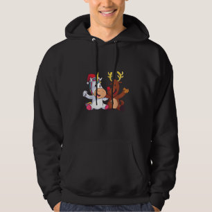 Rentier Rudolph Weihnachten Ren Rotnasen-Einhorn G Hoodie