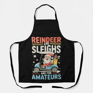 Rentier-Schlitten sind für Amateure Santa Golfwage Schürze
