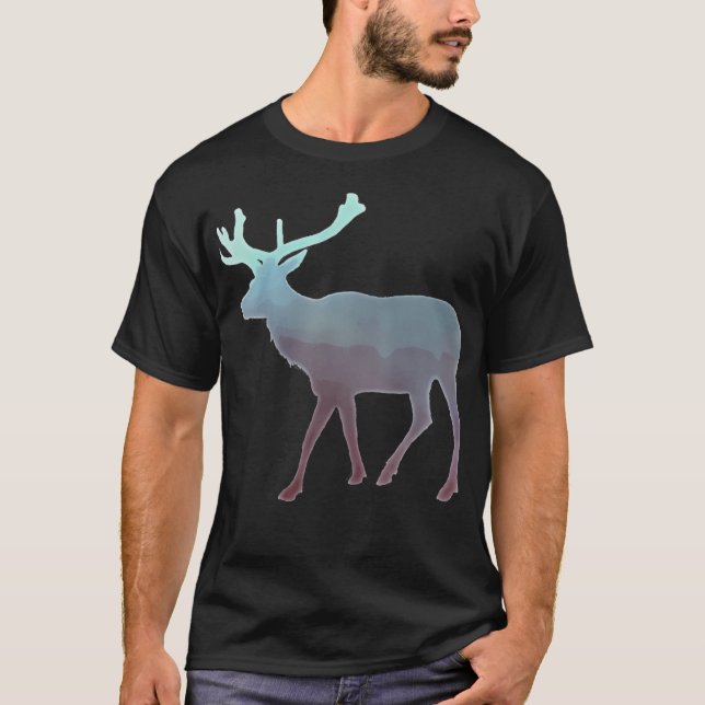 Rentier Spirit Animal T-Shirt (Vorderseite)