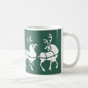 Rentier Tasse Kaffee Cup Festliche Weihnachtsgesch