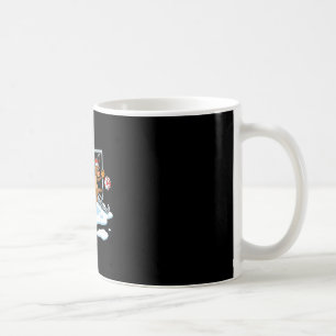 Rentier-Torwart 67 Fußballnetz Lustiges Weihnachte Kaffeetasse