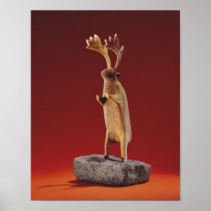 Rentier von Cape Dorset Poster