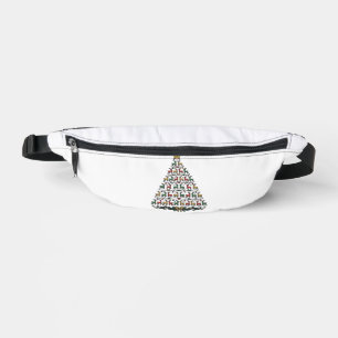 Rentier-Weihnachtsbaum Vintage-Gravur-Shirt_1 Bauchtasche