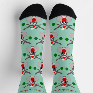 Rentier-Weihnachtsdesign Socken