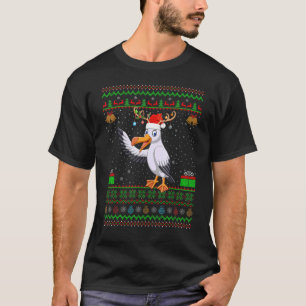 Rentier Weihnachtsmannmütze Matching Ugly Albatros T-Shirt