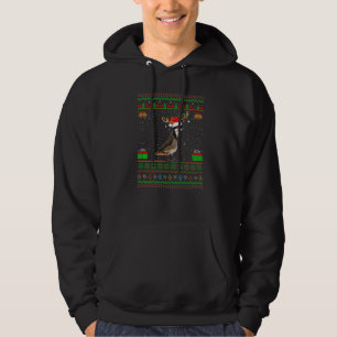 Rentier Weihnachtsmannmütze Matching Ugly Bulbul B Hoodie