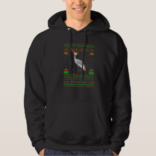 Rentier Weihnachtsmannmütze Matching Ugly Crane Bi Hoodie