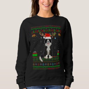 Rentier Weihnachtsmannmütze Matching Ugly Rough Co Sweatshirt