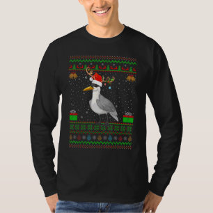 Rentier Weihnachtsmannmütze Matching Ugly Seagulls T-Shirt