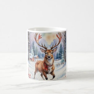 Rentier Wonderland: Feiertage Bliss Kaffeetasse