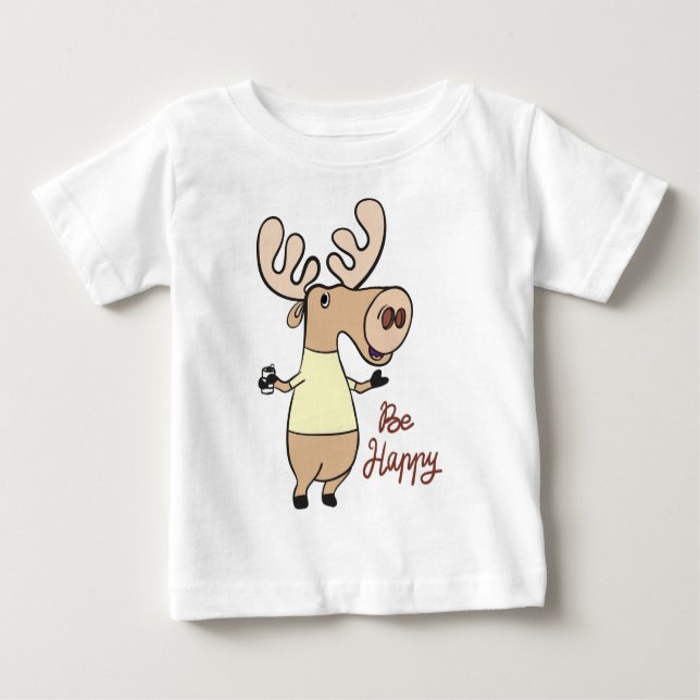 Rentierbaby Baby T-shirt (Vorderseite)