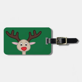 Rentierchartoon Gepäckanhänger
