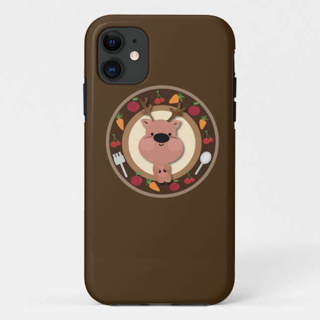 Rentiere Case-Mate iPhone Hülle (Rückseite)