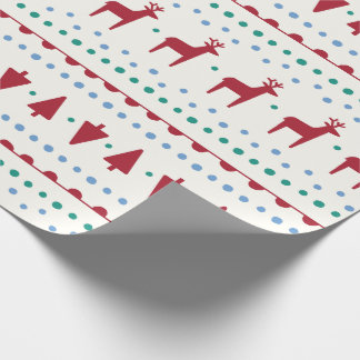 Rentiere Fair Isle von Primary.com Geschenkpapier