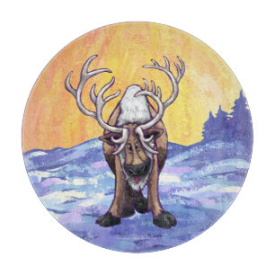 Rentiere Geschenke & Accessoires Schneidebrett