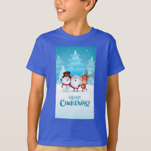 Rentiere Snow Man, Weihnachten T-Shirt