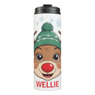 Rentiere Weihnachten Tumblr – Festliches Geschenk Thermosbecher