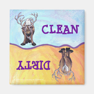 Rentiergeschenke und -zubehör magnet