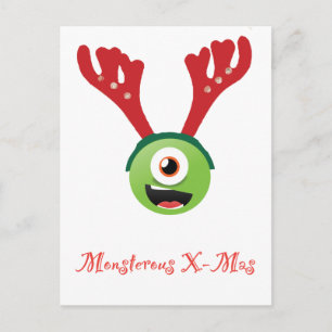 Rentiermonster Postkarte