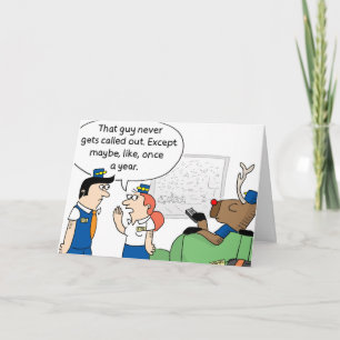 Rentierreservekarte Feiertagskarte