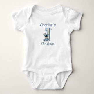 Rentiers erstes Weihnachten! Baby Strampler