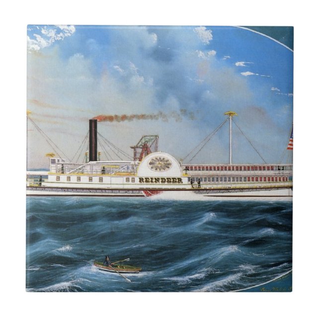 Rentiersteamboat 1850 fliese (Vorderseite)