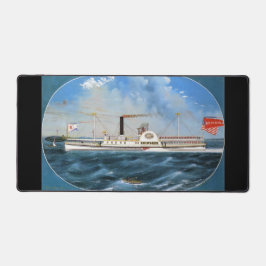 Rentiersteamboat 1850 schreibtischunterlage