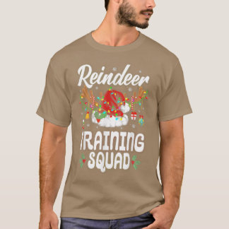 Rentiertraining Squad Weihnachten mit Weihnachtsli T-Shirt